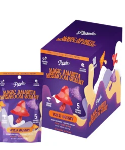 purple amanita mushroom gummies